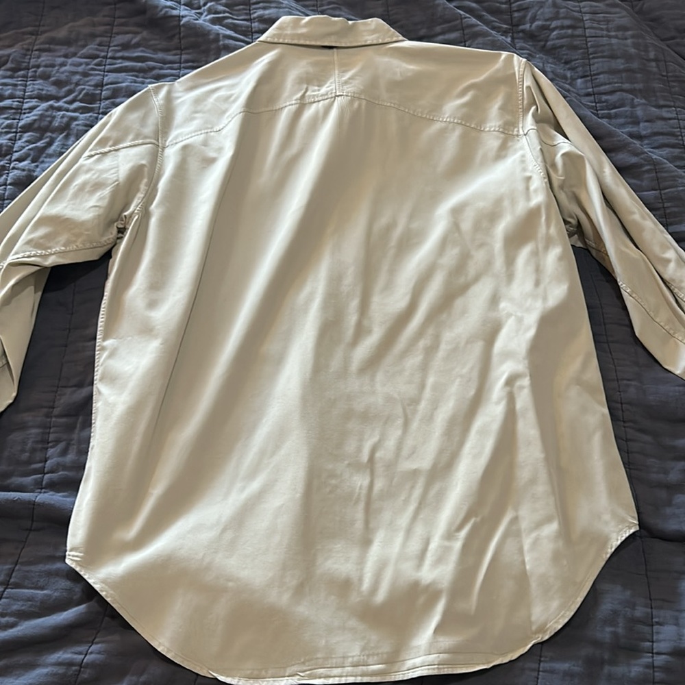 Rag & Bone Long Sleeve Button Down Short, Size L,… - image 3